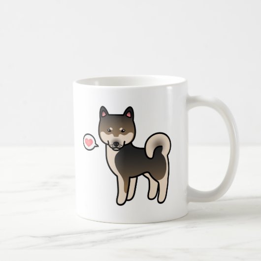 Shiba Inu Sesam Liefde Koffiemok (Rechts)