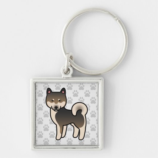 Shiba Inu Sesam Sleutelhanger (Voorkant)