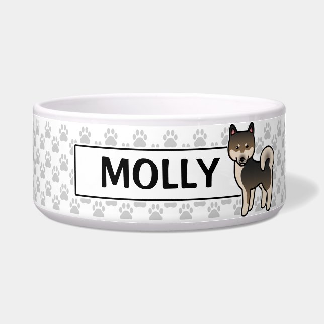 Shiba Inu Sesam Voerbakje (Voorkant)