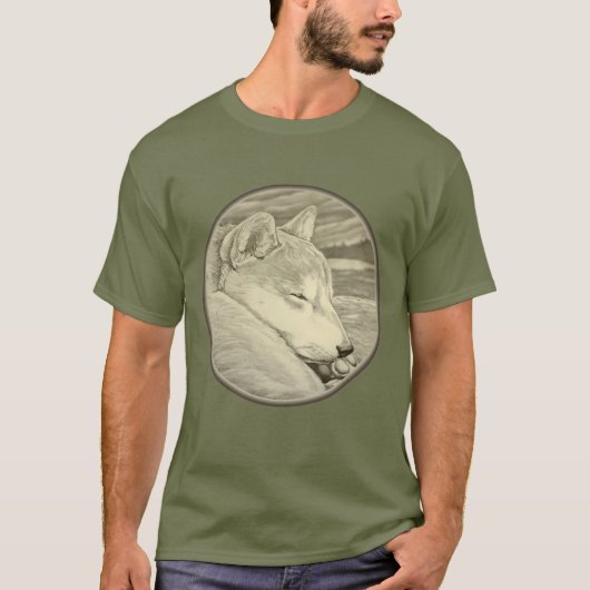 Shiba Inu Shirten - Shirten van gepersonaliseerd H T-shirt (Voorkant)