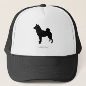 Shiba Inu silhouette Trucker Pet (Voorkant)