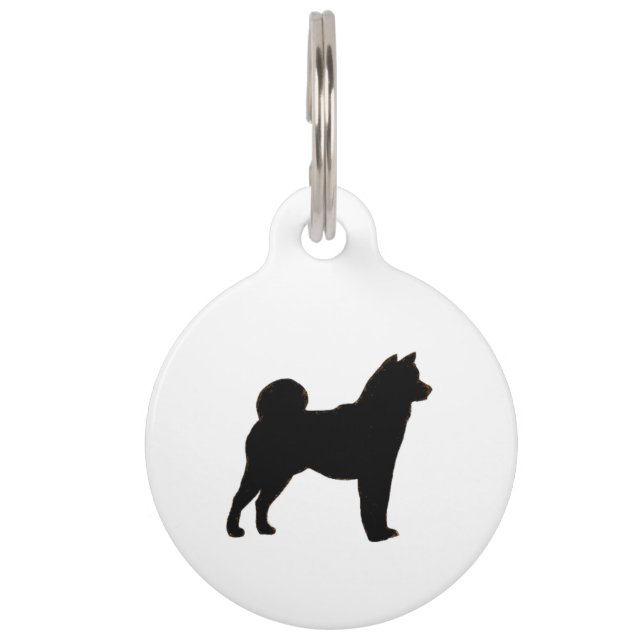 Shiba Inu silo black.png Huisdierpenning (Voorkant)