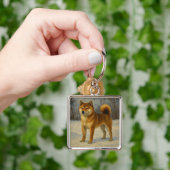 Shiba Inu Sleutelhanger (Hand)
