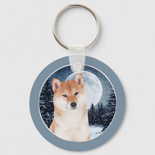 Shiba Inu Sleutelhanger (Voorkant)