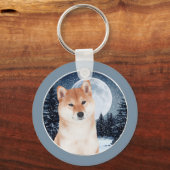 Shiba Inu Sleutelhanger (Voorkant)