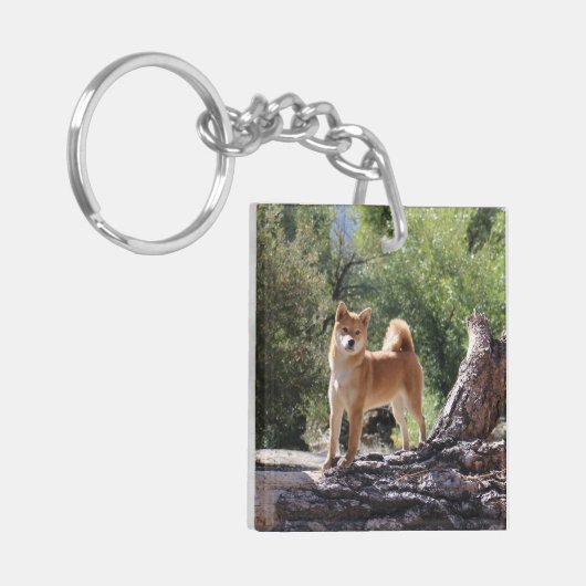 Shiba Inu Sleutelhanger (Voorkant Links)
