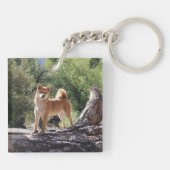 Shiba Inu Sleutelhanger (Achterkant)