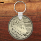 Shiba Inu Sleutelhanger Personalized Shiba Inu Dog (Voorkant)