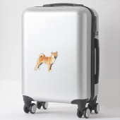 Shiba Inu Smile Sticker (Koffer)