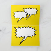 Shiba Inu Speech Bubbles Happy Birthday Greep Kaart (Binnen)