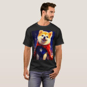 Shiba Inu Star T-shirt (Voorkant volledig)