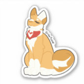 Shiba Inu Sticker (Voorkant)