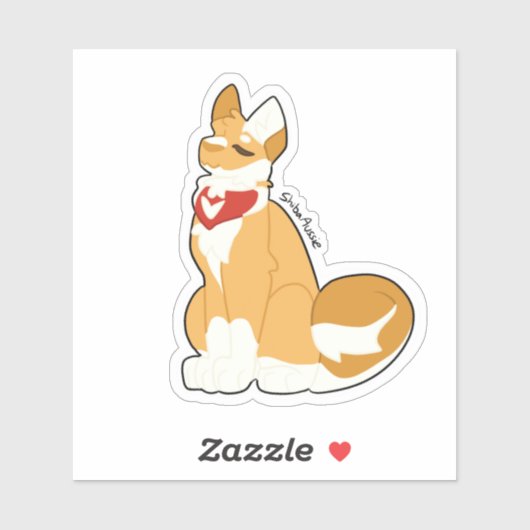 Shiba Inu Sticker (Vel)