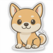 Shiba Inu Sticker (Voorkant)