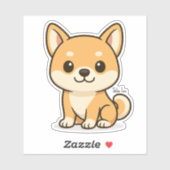 Shiba Inu Sticker (Vel)