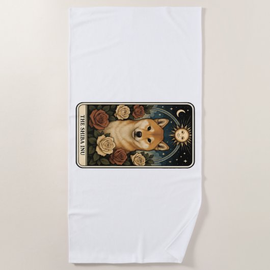 Shiba Inu Strandlaken (Voorkant)