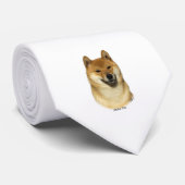 Shiba Inu Stropdas (Opgerold)