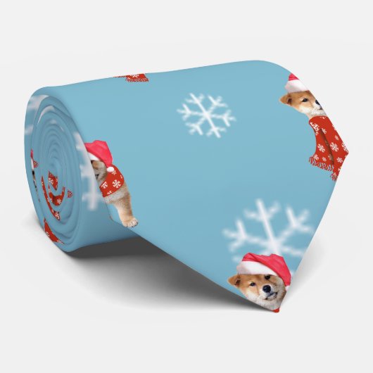 Shiba Inu Stropdas (Opgerold)