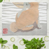 Shiba Inu, Super Moon Theedoek (Gevouwen)