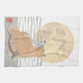 Shiba Inu, Super Moon Theedoek (Horizontaal)