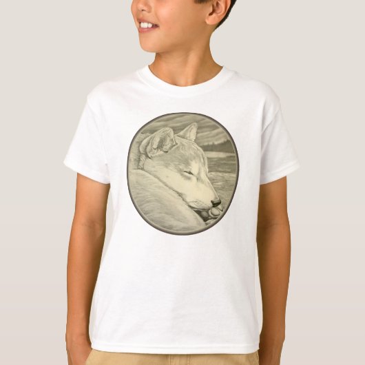 Shiba Inu Sweatshirts Kind Hondenliefhebber Shirte T-shirt (Voorkant)