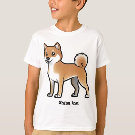 shiba inu t-shirt (Voorkant)