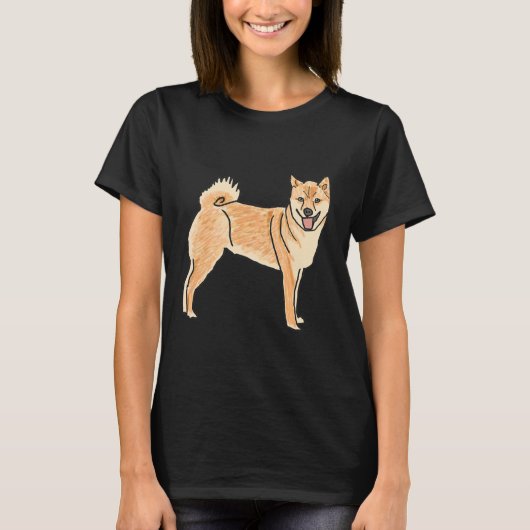 Shiba Inu T-shirt (Voorkant)