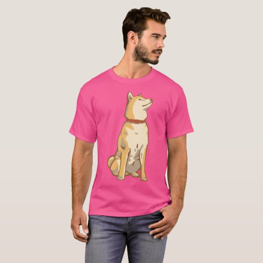 Shiba Inu T-shirt (Voorkant volledig)