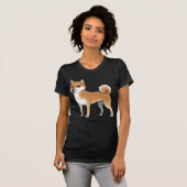 shiba inu t-shirt (Voorkant volledig)