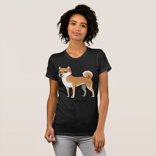 shiba inu t-shirt (Voorkant volledig)