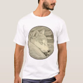 Shiba Inu T-shirts Art Mannen Shirt Shirt (Voorkant)