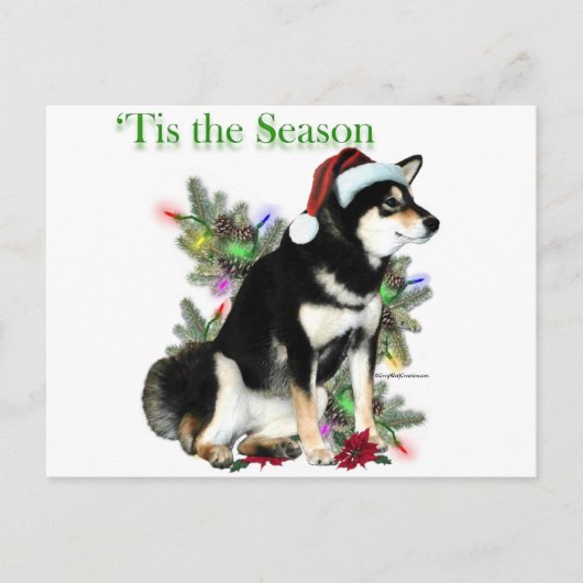 Shiba Inu "Tis Briefkaart (Voorkant)