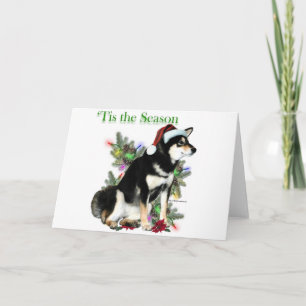 Shiba Inu "Tis Feestdagen Kaart