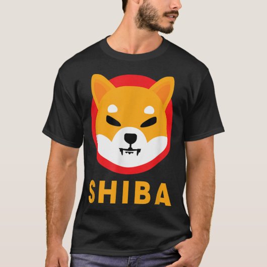 Shiba Inu Token Crypto Coin Cryptocurrency Shib Co T-shirt (Voorkant)