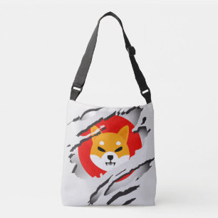 Shiba Inu Torn en Full Logo Crossbody Bag Tas