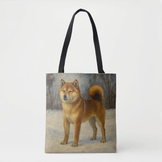 Shiba Inu Tote Bag (Voorkant)