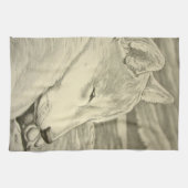 Shiba Inu Towel Hondenliefhebber Art Tea Towels &  Theedoek (Horizontaal)