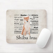 Shiba Inu Traits Mousepad Muismat (Met muis)