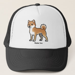 shiba inu trucker pet