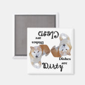 Shiba Inu Vaatwasser Magneet (Voorkant / Achterkant)