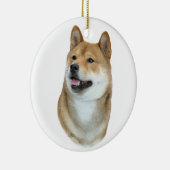 Shiba Inu-versiering Keramisch Ornament (Rechts)
