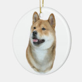 Shiba Inu-versiering Keramisch Ornament (Links)