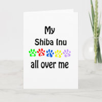 Shiba Inu wandelingen ontwerp