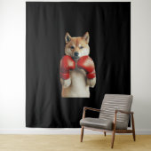 Shiba Inu Wandkleed (In situ)
