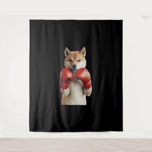 Shiba Inu Wandkleed (Voorkant)
