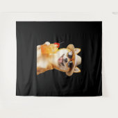 Shiba Inu Wandkleed (Voorkant (horizontaal))