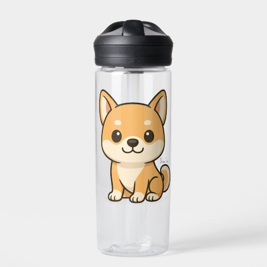 Shiba Inu Waterfles (Voorkant)