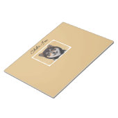 Shiba Inu (zwart en tan) schilderen - Hefkunstlapt Notitieblok (Schuin)
