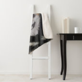 Shiba Inu (zwart en tan) schilderen - hond Art Sherpa Deken (In situ)