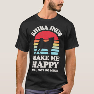 Shiba Inus maakt me een gelukkige zonnescherm voor T-shirt